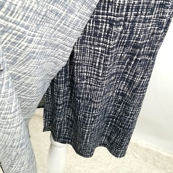 BCBGMAXAZRIA Wrap Dress with Assemetric Hemline - Picture 5 of 10